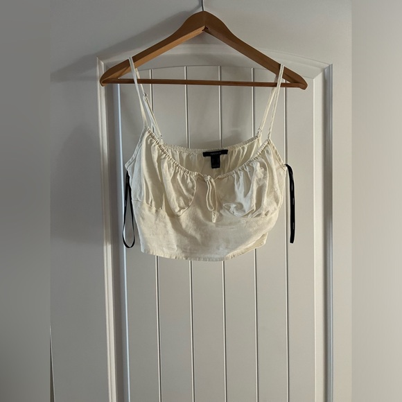 Linen two-piece set - Y.A.S pants & F21 top - Picture 4 of 5